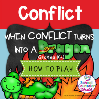 Preview of An INTERACTIVE Lesson: When Conflicts Turn Into Monsters, Grades K-1