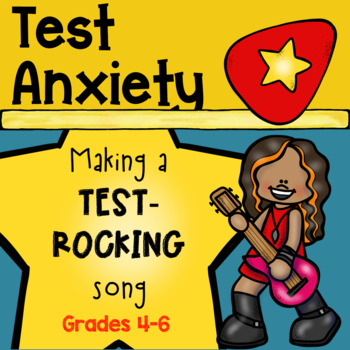 Preview of DIGITAL {PPT + Google Drive} Lesson on Dealing with Test Anxiety, Grades 4-6