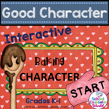Preview of An INTERACTIVE Lesson on Good Character Traits, Grades K-1