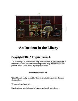 Preview of "An Incident in the Library (A Short Story)" [*New Book Trailer]