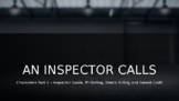 An Inspector Calls Characters Part 1