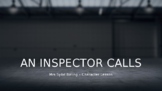 An Inspector Calls - MRS SYBIL BIRLING