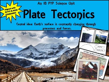 Preview of An Interactive Science Inquiry into Plate Tectonics IB PYP