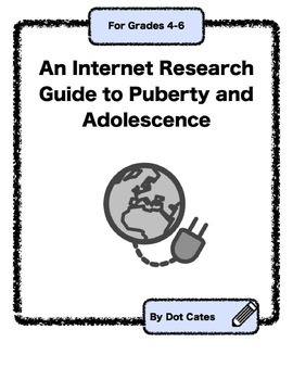 Preview of An Internet Research Guide to Puberty and Adolescence for Grades 4-6