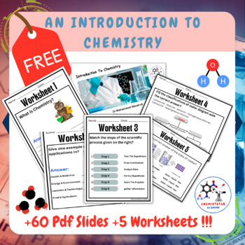 Preview of An Introduction To Chemistry | 60 Pdf slides & 5 Worksheets
