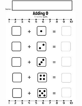 Preview of An Introduction to Addition: 0 to 10 Workbook