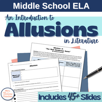 Preview of An Introduction to Allusions - Slides Presentation and Worksheets