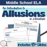 An Introduction to Allusions - Slides Presentation and Worksheets