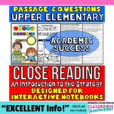Close Reading Passage Activity: Introducing the Strategy