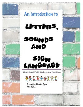 Preview of An Introduction to Letters, Sounds and Sign Language
