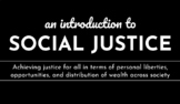 An Introduction to Social Justice: Bias, Prejudice, and Di