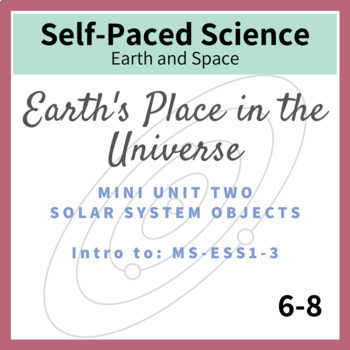 Preview of An Introduction to Solar System Objects Mini Unit for NGSS MS-ESS1-3