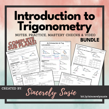 Preview of An Introduction to Trigonometry BUNDLE