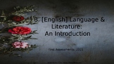 An Introduction to the New I.B. Language and Literature Course