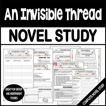 An Invisible Thread by Alex Tresniowski and Laura Schroff Novel Study  Complete