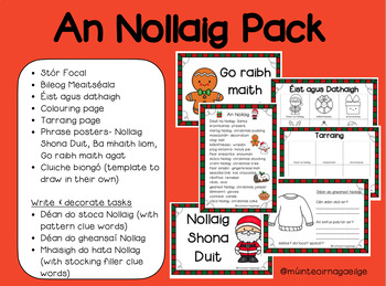 Preview of An Nollaig Activity Pack (Christmas)