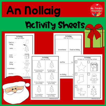 An Nollaig Activity Sheets by Ms Forde's Classroom | TpT