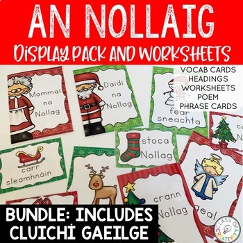Preview of An Nollaig  BUNDLE - Irish Display Pack AND Games
