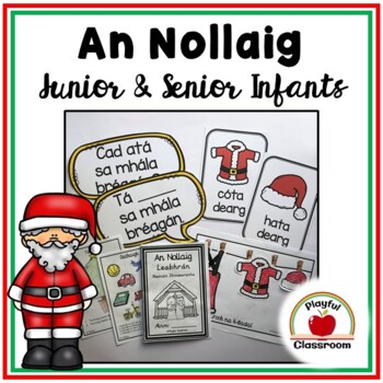 Preview of An Nollaig Irish Worksheets for Junior and Senior Infants