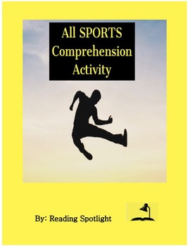 Preview of ALL SPORTS Reading Comprehension Activity