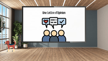 Preview of An Opinion Letter Project (French Immersion)