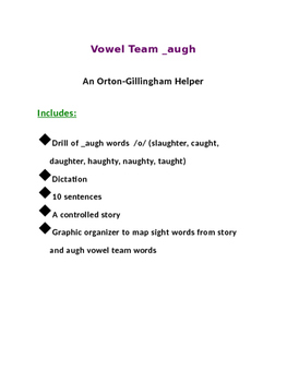 Preview of An Orton-Gillingham helper for vowel team _augh