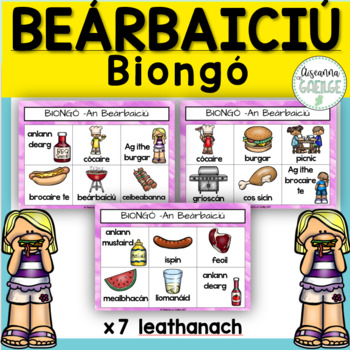 Preview of Gaeilge/ An Samhradh- Beárbaiciú Bingo Cards