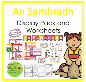 Preview of An Samhradh Display Pack and Worksheets.