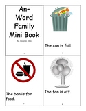 An- Word Family Mini Book
