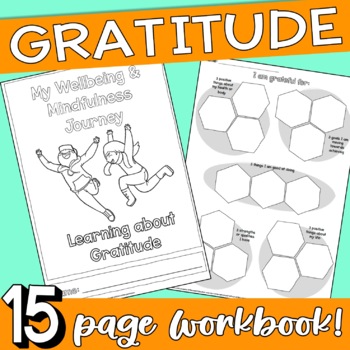 Preview of An attitude of gratitude workbook for developing growth mindset