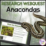 Anacondas Digital Research WebQuest Activity - Nonfiction 