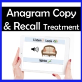 Anagram Copy and Recall Treatment BOOM CARDS™