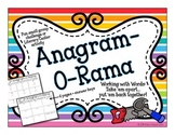 Literacy Center - Word Building with Anagrams