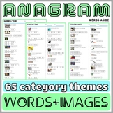 Anagram Vocabulary Worksheets Puzzles ESL SpEd Speech Therapy
