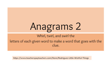 Preview of Anagrams 2