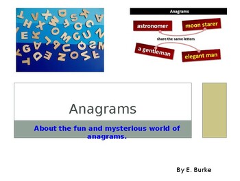 Preview of Anagrams