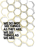 Anais Nin Honeycomb Poster