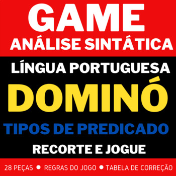 Preview of Printable - Portuguese Syntactic Analysis - Game - Predicate