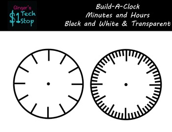 Preview of Analog Clock * Blank Template * { Learn to Tell Time! }