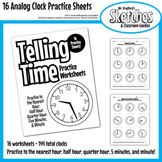 analog clock worksheets teaching resources teachers pay teachers