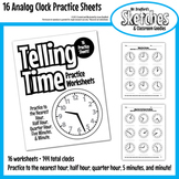 Analog Clock Practice Worksheets / Printables