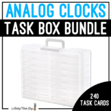 Analog Clocks Task Box Bundle