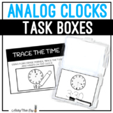 Analog Clocks Task Boxes - Trace The Time