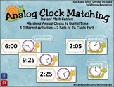 Analog Time Clock Matching Games
