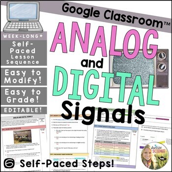 Preview of Analog and Digital Signals Lesson | Waves Activities