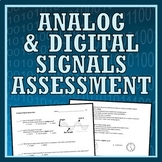 Analog and Digital Signals Quiz Test Assessment NGSS MS-PS