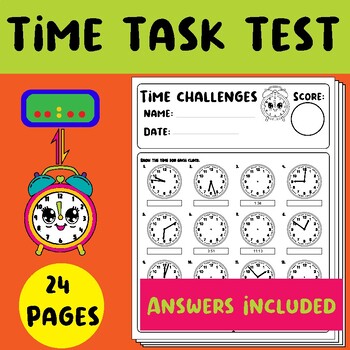 Preview of Telling Time Activities What Does The CLOCK Say, Analog-to-digital vice versa