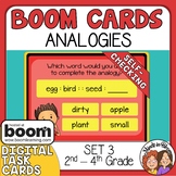 Analogies Boom Cards Digital Task Cards for Distance Learn