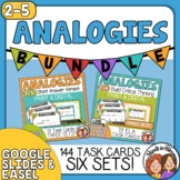 Analogies Bundle! | 144 Analogy Task Cards | SIX SETS! | P