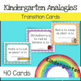 Analogies for Kindergarten Transition Cards